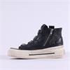 ASH Rainbow Buckle Strap Hi Top Trainer - Black